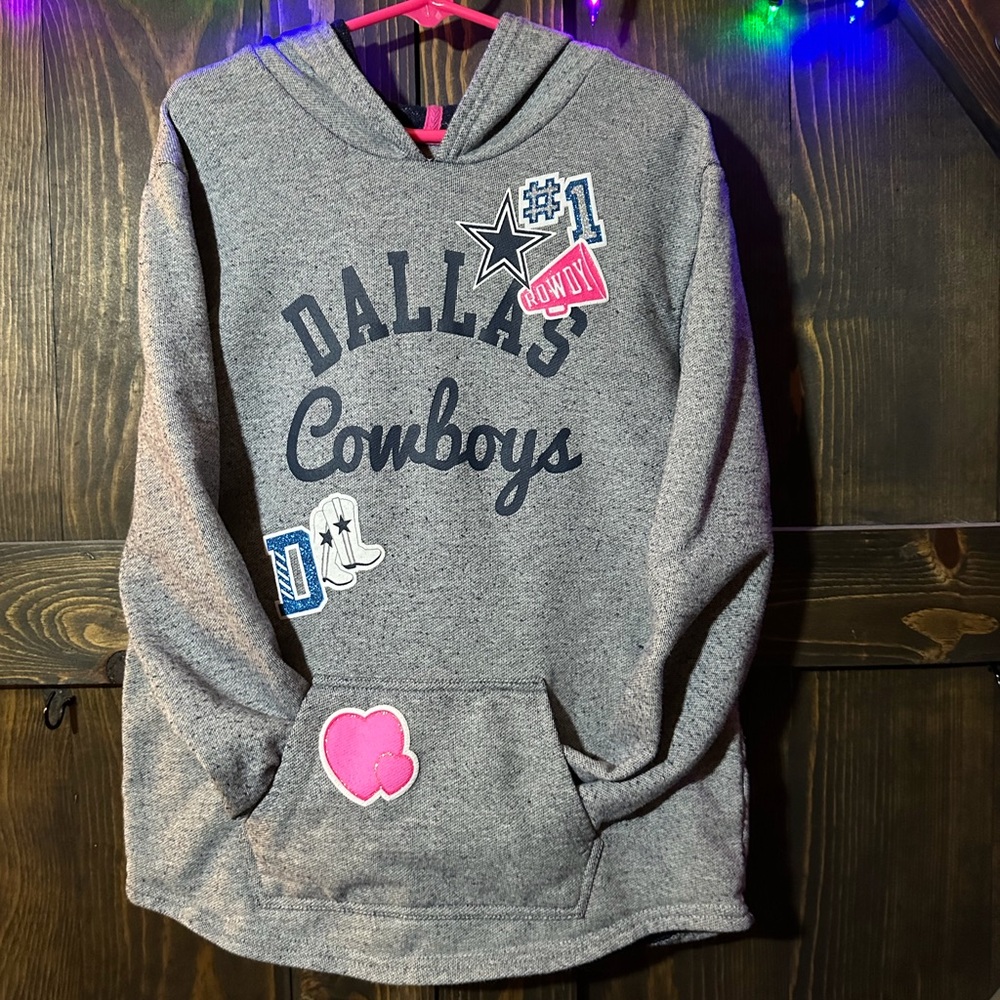 NFL Dallas‎ Cowboys Kids Gray Hoodie